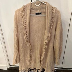 Beige Cashmere Sweater - Size L